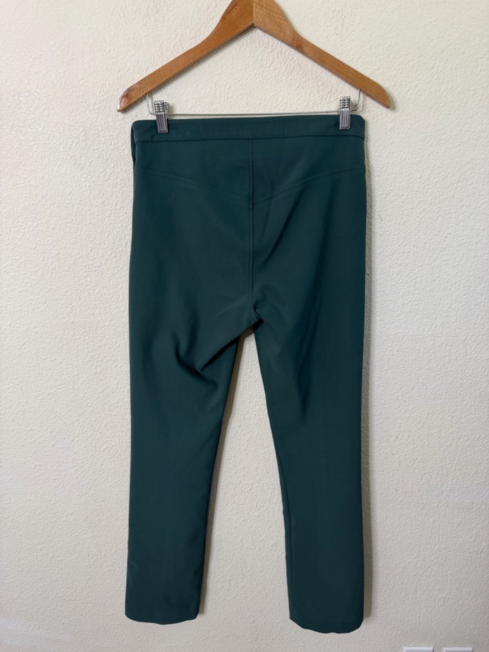 MM Lafleur The Foster Cigarette Pant PowerStretch Forrest Green Womens Size 8 - Picture 4 of 5